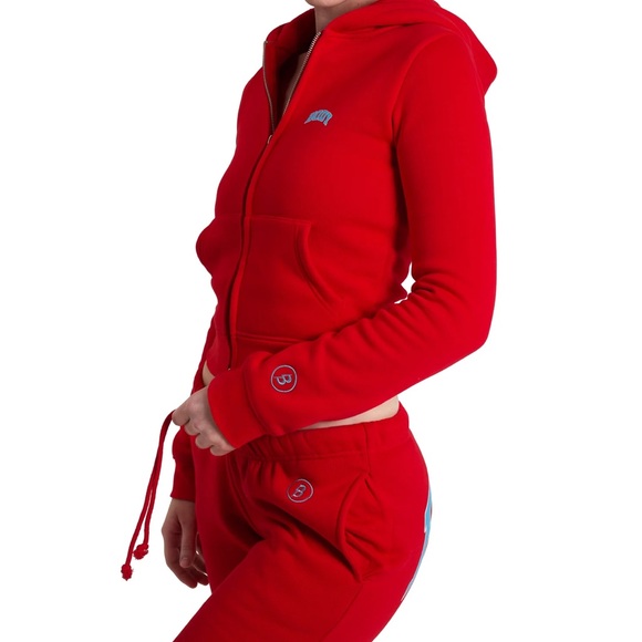 BodybyRaven Backshot 2.0 - Red/Blue Women's Tracksuit Set - Picture 10 of 12